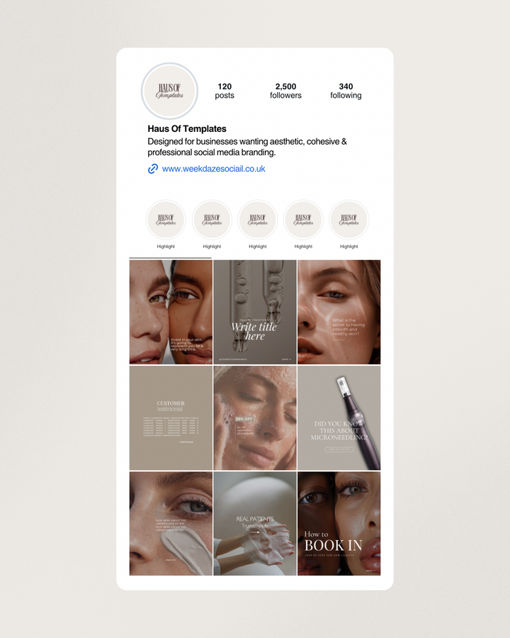 Aesthetic Templates