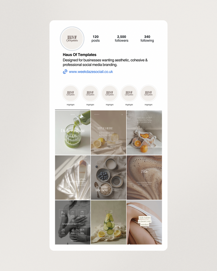 Wellness Templates