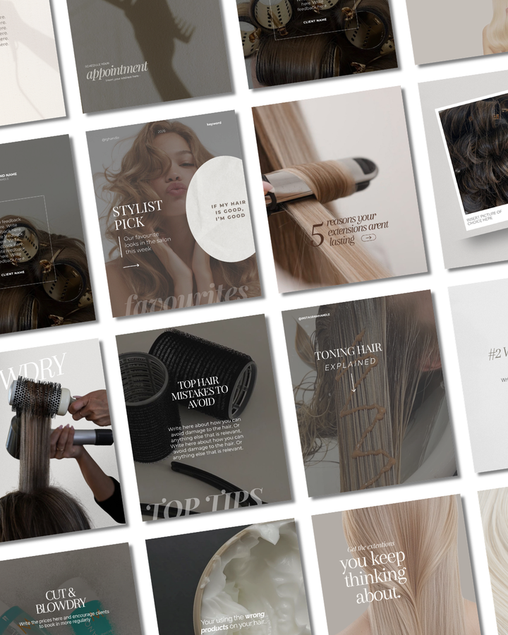 Hairdressing Templates